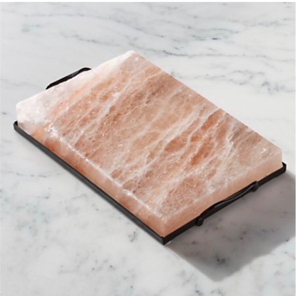 Crate and Barrel Himalayan Salt Block and Board